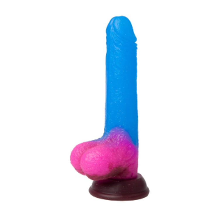 Makukulay na Silicone Dildo