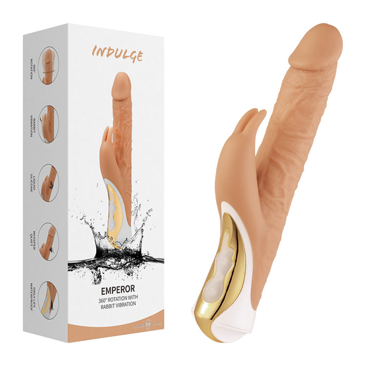 Makatotohanang Umiikot na Kuneho Vibrator