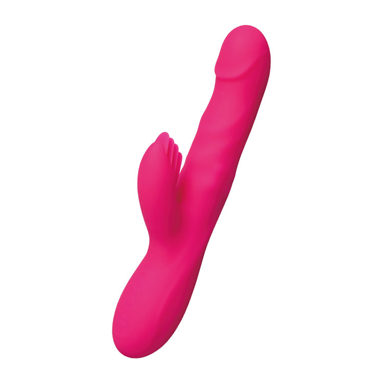 Thrusting Rabbit Vibrator na may Umiikot na Beads